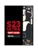 OLED Assembly with Frame for Galaxy S23 Ultra (S918) (PHANTOM BLACK) (Aftermarket Plus Soft Oled / 120Hz)