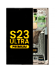 Order the OLED assembly with frame for Galaxy S23 Ultra S918 in cream. Premium quality.