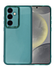 Soft Silicone Transparent Case - GREEN for Galaxy S24FE (Only Ground Shipping)