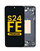 Purchase the OLED assembly with frame for Galaxy S24 FE 5G S721 in graphite, premium.