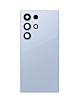 Purchase the Back Glass with Camera Lens and Adhesive for Galaxy S24 Ultra, no logo, in titanium blue.
