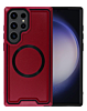 Non-Slip Translucent Matte Wireless Charging Case - RED for Galaxy S24 Ultra (Only Ground Shipping)