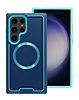 Galaxy S24 Plus Slim Non-Slip Transparent Matte Wireless Charging Case - BLUE (Only Ground Shipping)