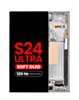 OLED Assembly with Frame for Galaxy S24 Ultra (S928) (TITANIUM GRAY) (Aftermarket Plus Soft Oled / 120Hz)