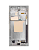 OLED Assembly with Frame for Galaxy S24 Ultra (S928) (TITANIUM GRAY) (Aftermarket Plus Soft Oled / 120Hz)
