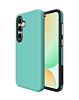 Shock Absorption Protective Dual Layer Case - TEAL for Galaxy S24 / S25 (Only Ground Shipping)