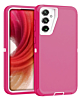 Heavy Duty Case for Galaxy S24 / S25 (LIGHT PINK & WHITE) (Only Ground Shipping)