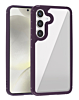 Luxury Shockproof Clear Case - PURPLE for Galaxy S24 / S25 (Only Ground Shipping)