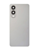Back Glass with Adhesive and Back Camera Lens for Galaxy S25 Edge (NO LOGO) (TITANUM SILVER)