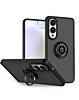 Galaxy S25E Hard PC Rear/Soft TPU Colorful Border Case with I - ring Holder (Only Ground Shipping)