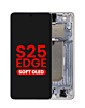 OLED Assembly with Frame for Galaxy S25 Edge (S937) (TITANIUM SILVER) (Aftermarket OLED)