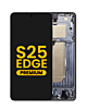 OLED Assembly with Frame for Galaxy S25 Edge (S937) (TITANIUM JETBLACK) (Premium)