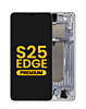 OLED Assembly with Frame for Galaxy S25 Edge (S937) (TITANIUM SILVER) (Premium)