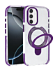 Magnetic Circle Stand with MagSafe Case for Galaxy S25FE (PURPLE) (Only Ground Shipping)