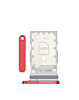 Dual Sim Card Tray for Galaxy S25  /  S25 Plus (CORAL RED)