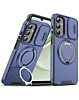 Rugged Magnetic Case with Ring Camera Cover - NAVY BLUE for Galaxy S25 Plus (Only Ground Shipping)