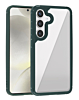 Luxury Shockproof Clear Case - GREEN for Galaxy S25 Plus (Only Ground Shipping)