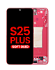 OLED Assembly with Frame for Galaxy S25 Plus (S936) (CORALRED) (Aftermarket OLED)
