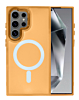 Galaxy S25 Ultra New Magnetic Wireless Charging Case - ORANGE (Only Ground Shipping)