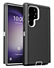 Heavy Duty Case for Galaxy S25 Ultra (BLACK & WHITE) (Only Ground Shipping)