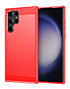 Flexible TPU Rubber Case - RED for Galaxy S25 Ultra (Only Ground Shipping)