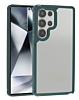 Luxury Shockproof Clear Case - GREEN for Galaxy S25 Ultra (Only Ground Shipping)