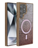 Wireless Charging Bling Diamond Crystal Case - GOLD for Galaxy S25 Ultra (Only Ground Shipping)