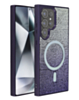 Wireless Charging Bling Diamond Crystal Case - PURPLE for Galaxy S25 Ultra (Only Ground Shipping)