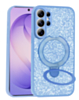 Sparkle Luxury Slim Case with Magnetic Kickstand for Galaxy S26 Ultra (LIGHT BLUE) (Only Ground Shipping)