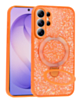 Sparkle Luxury Slim Case with Magnetic Kickstand for Galaxy S26 Ultra (ORANGE) (Only Ground Shipping)
