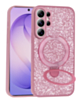 Sparkle Luxury Slim Case with Magnetic Kickstand for Galaxy S26 Ultra (PINK) (Only Ground Shipping)