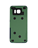 Back Glass with Camera Lens and Adhesive for Galaxy S7 (NO LOGO) (BLACK)