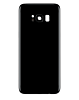 Back Glass with Camera Lens and Adhesive for Galaxy S8 (NO LOGO) (BLACK)
