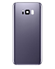 Back Glass with Camera Lens and Adhesive for Galaxy S8 (NO LOGO) (VIOLET GRAY)