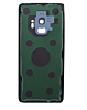 Back Glass with Camera Lens and Adhesive for Galaxy S9 (NO LOGO) (CORAL BLUE)