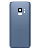 Back Glass with Camera Lens and Adhesive for Galaxy S9 (NO LOGO) (CORAL BLUE)