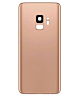 Back Glass with Camera Lens for Galaxy S9  (US / International) (SUNRISE GOLD) (Service Pack)