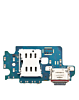 Charging Port Board with Sim Card Reader for Galaxy S24 5G (S9210) (Dual Card Version) (Premium)