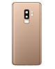 Back Glass with Camera Lens and Adhesive for Galaxy S9+ (NO LOGO) (SUNRISE GOLD)