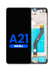 Stock up on the LCD Assembly with Frame for Galaxy A21 A215 2020 Aftermarket Incell.
