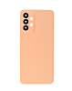 Purchase the Gold Back Glass with Camera Lens and Adhesive for Galaxy A23 5G A236U 2022 without logo.
