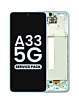 Shop the OLED Assembly with Frame for Galaxy A33 5G A336 2022 in Awesome Blue, Service Pack.

