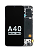 Purchase the OLED Assembly with Frame for Galaxy A40 A405 2019, Service Pack.