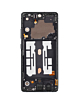 OLED Assembly with Frame for Galaxy A51 5G (A516 / 2020) (PRISM CUBE BLACK) (Verizon) (Service Pack)