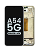Order the OLED assembly with frame for the Galaxy A54 5G 2023 in Awesome White, service pack.