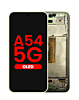 Grab wholesale deals on the OLED assembly with frame for the Galaxy A54 5G 2023 in Awesome Lime, aftermarket OLED.