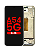 Stock up on the OLED assembly with frame for the Galaxy A54 5G 2023 in Awesome White, aftermarket OLED.