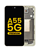 Order the OLED assembly with frame for the Galaxy A55 5G 2024 in Awesome Lemon, premium version.