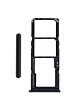 Stock up on the SIM card tray for the Galaxy A70 in black.