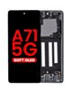 OLED Assembly with Frame for Galaxy A71 5G (A716V / 2020) (PRISM CUBE BLACK) (Verizon 5G) (Aftermarket OLED)